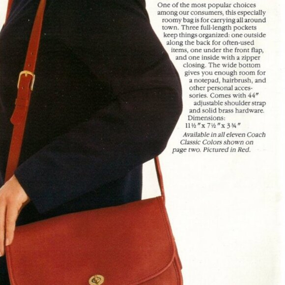 Vintage Coach City Bag Large Style #9790 - Grey - Picture 11 of 12